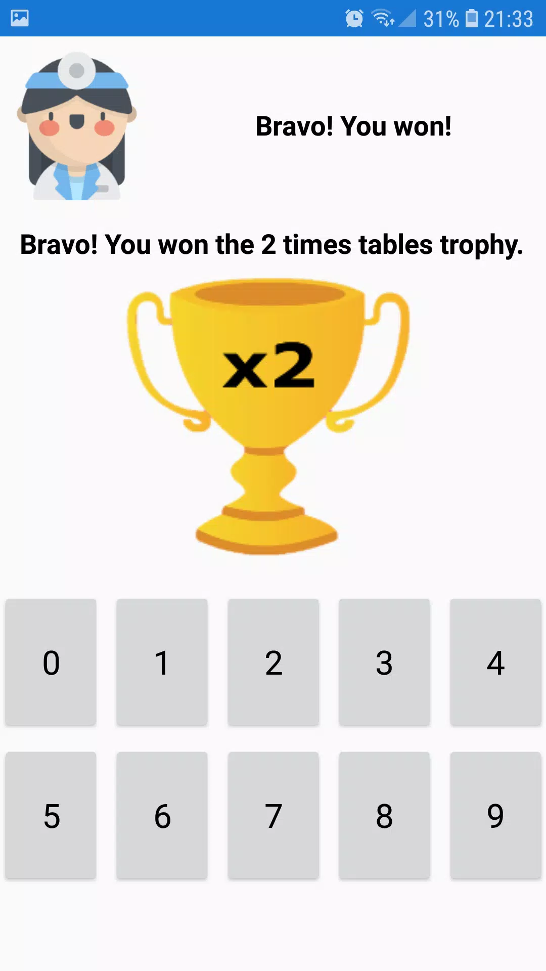 Multiplications for kids Screenshot4