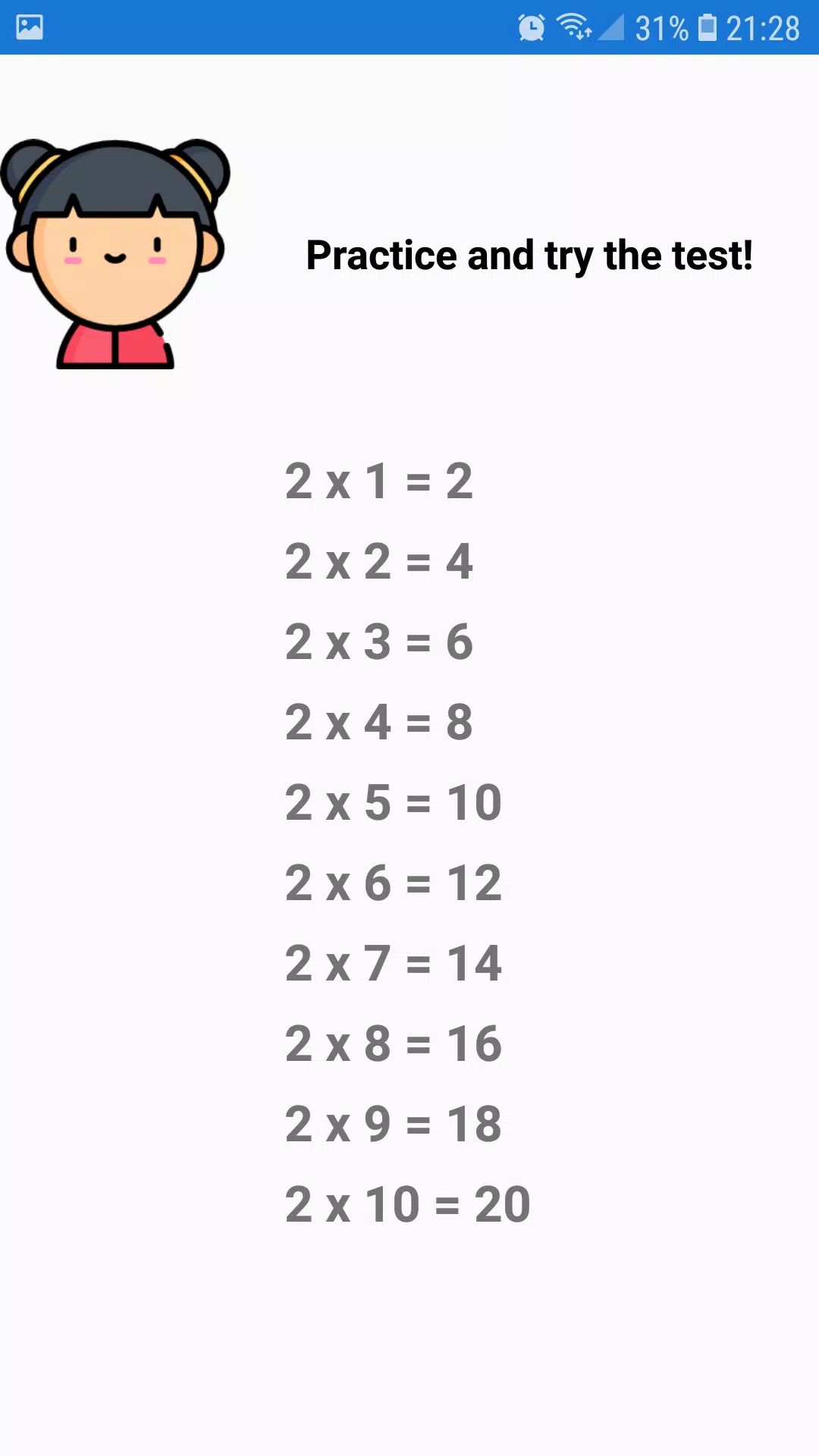 Multiplications for kids Screenshot5