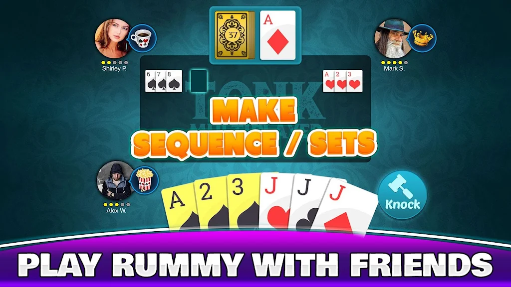 Play Tonk : Tunk Card Game Screenshot2