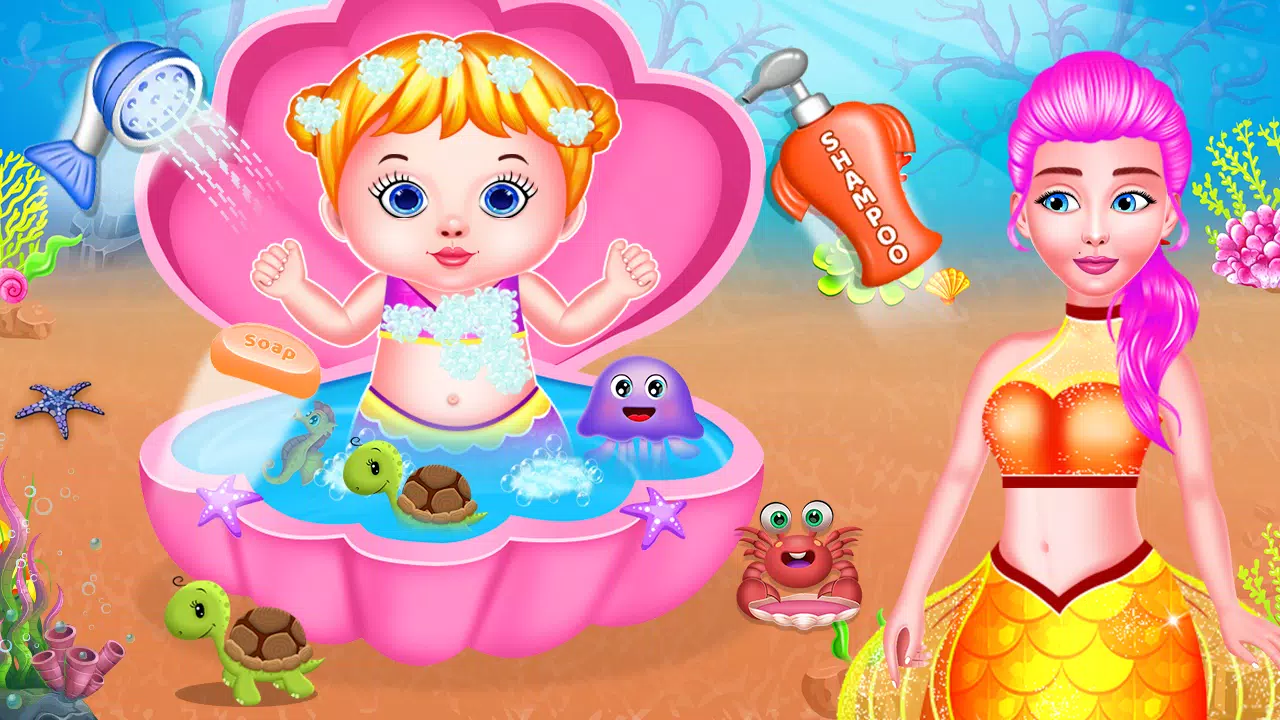 Mermaid Newborn Party Game Screenshot1