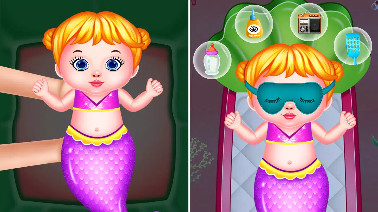 Mermaid Newborn Party Game Screenshot2