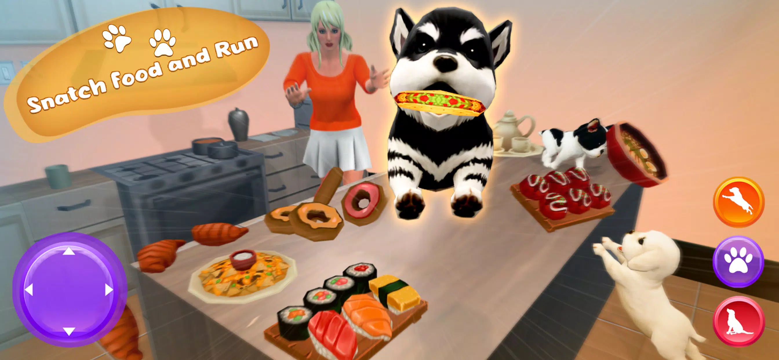 Bad Cat Vs Granny: Prank Game Screenshot4