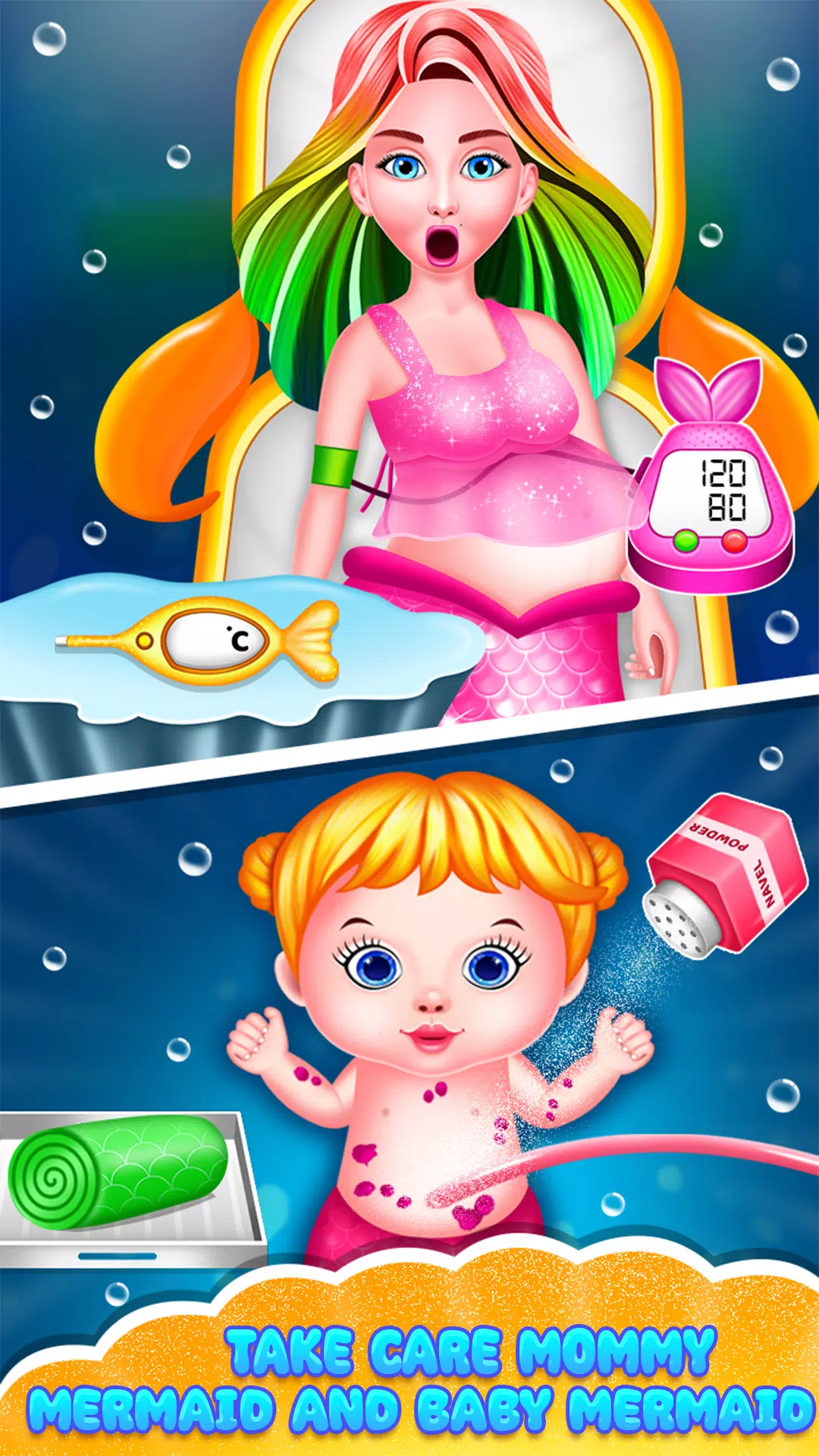 Mermaid Newborn Party Game Screenshot4