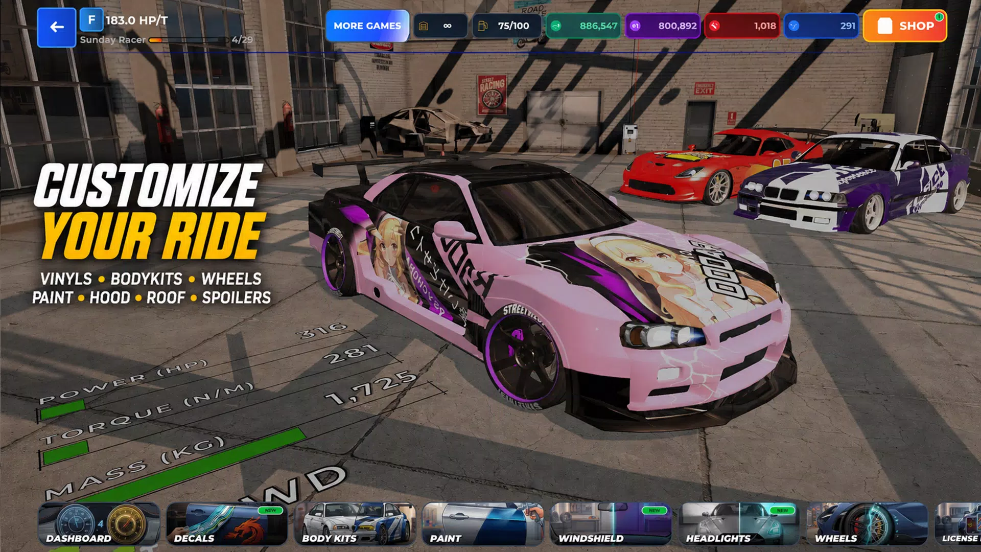 Drag Sim 2: Tune & Race Screenshot1