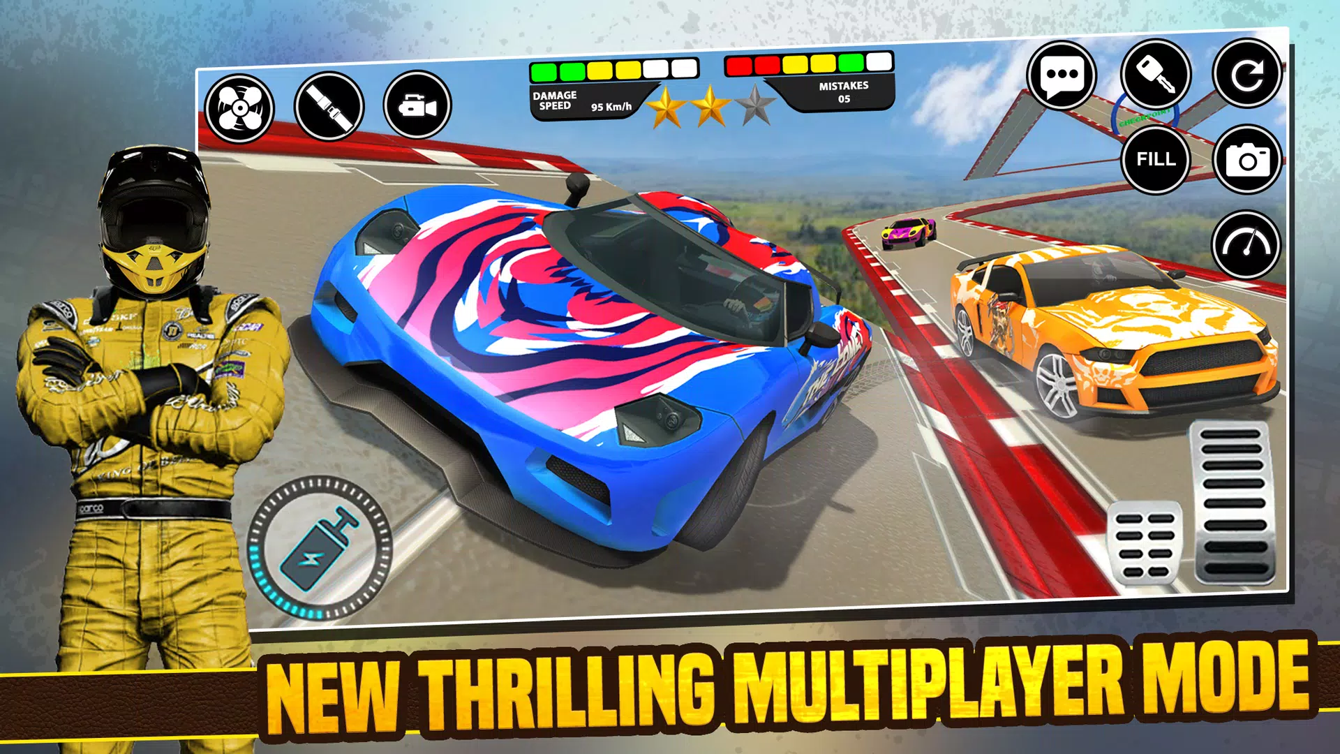 Crazy Ramp Car Stunt Master 3D Screenshot8