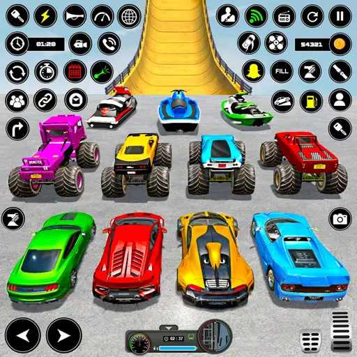 Crazy Ramp Car Stunt Master 3D Screenshot1