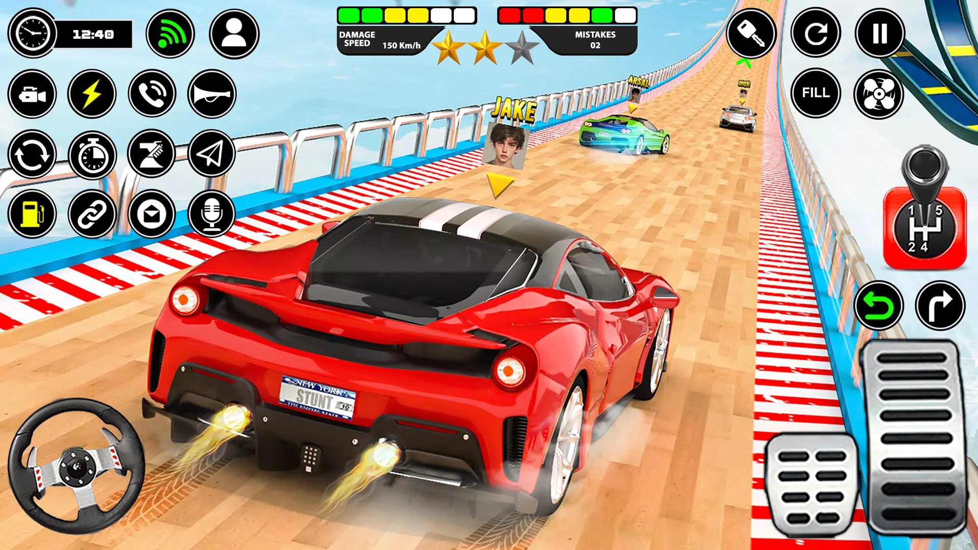 Crazy Ramp Car Stunt Master 3D Screenshot4
