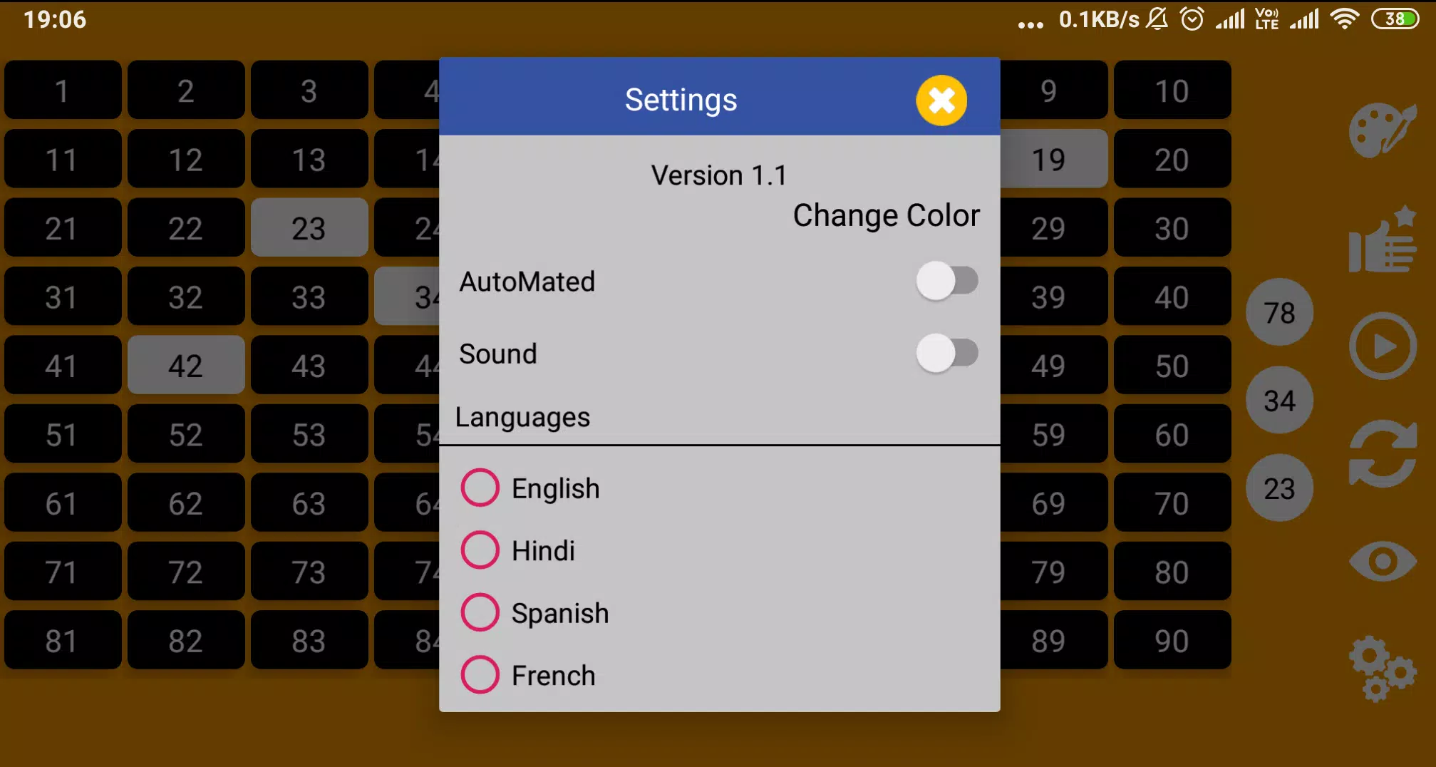 Smart Housie Number Picker Screenshot2