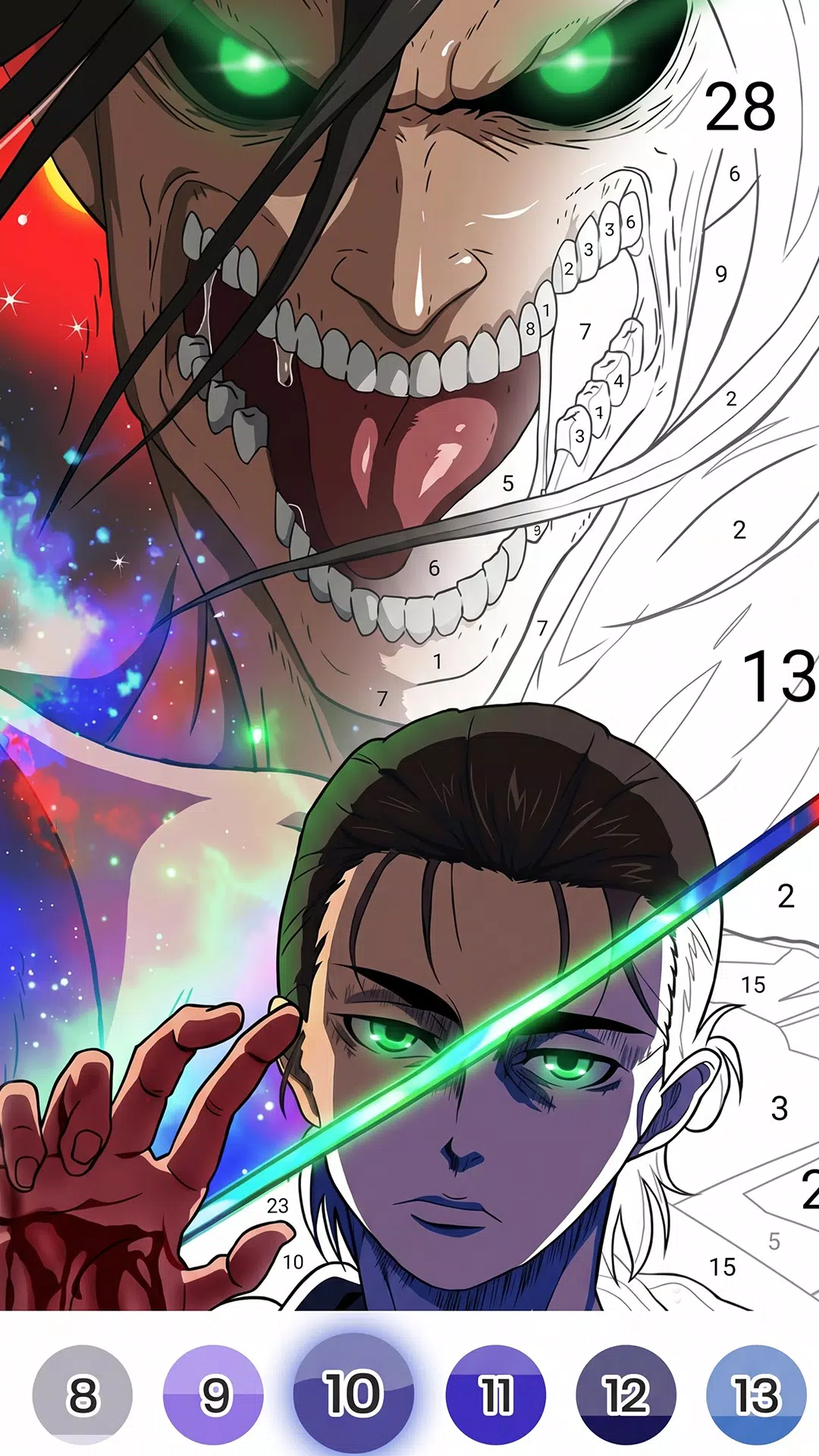 Color Fan Anime Coloring Book Screenshot6