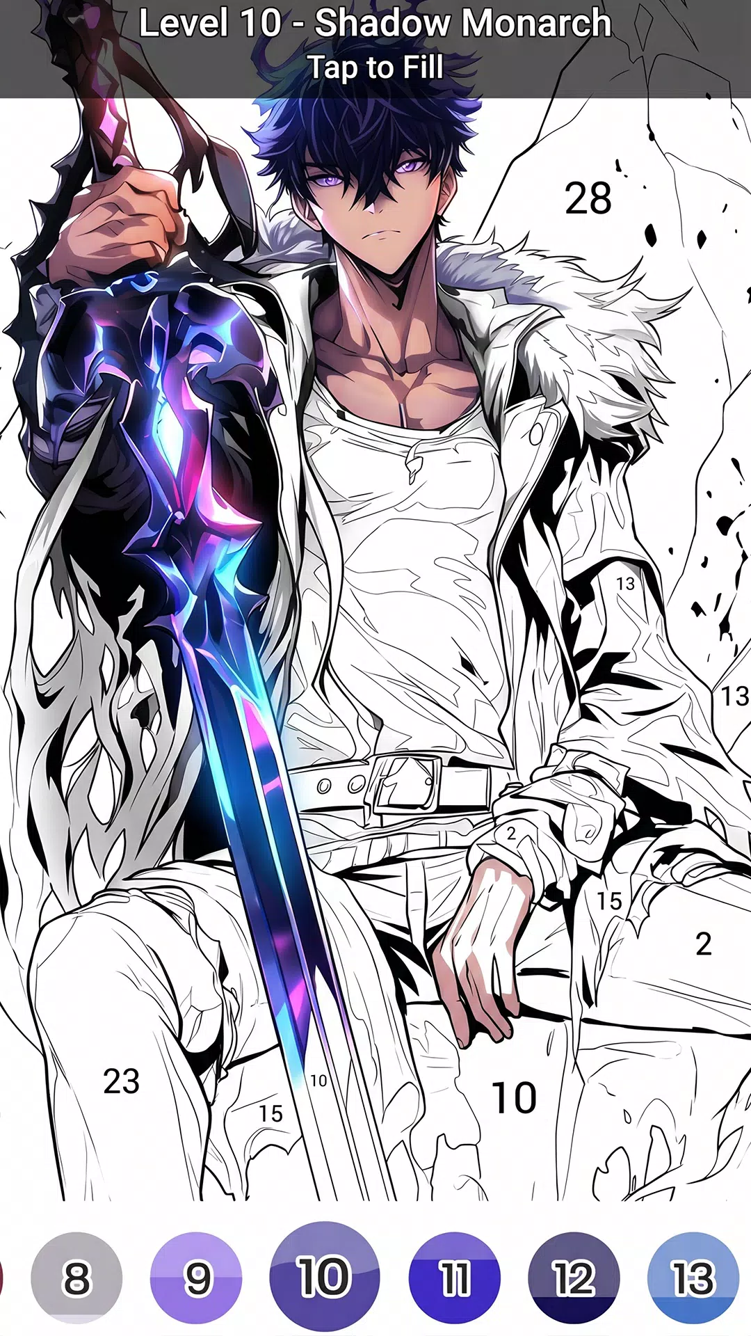Color Fan Anime Coloring Book Screenshot7