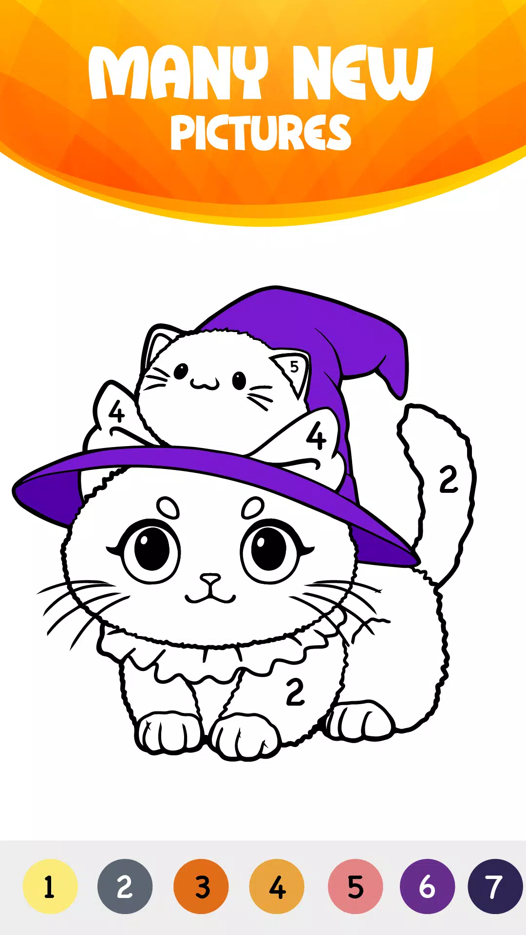 Coloring by Number: Halloween Screenshot2