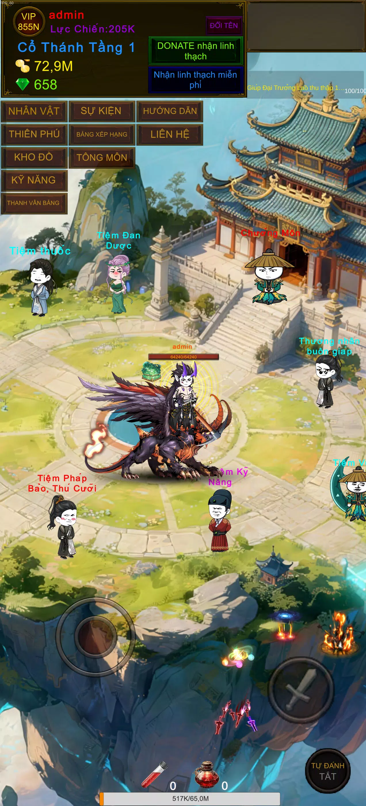 Xuyên Không Tu Tiên Screenshot5