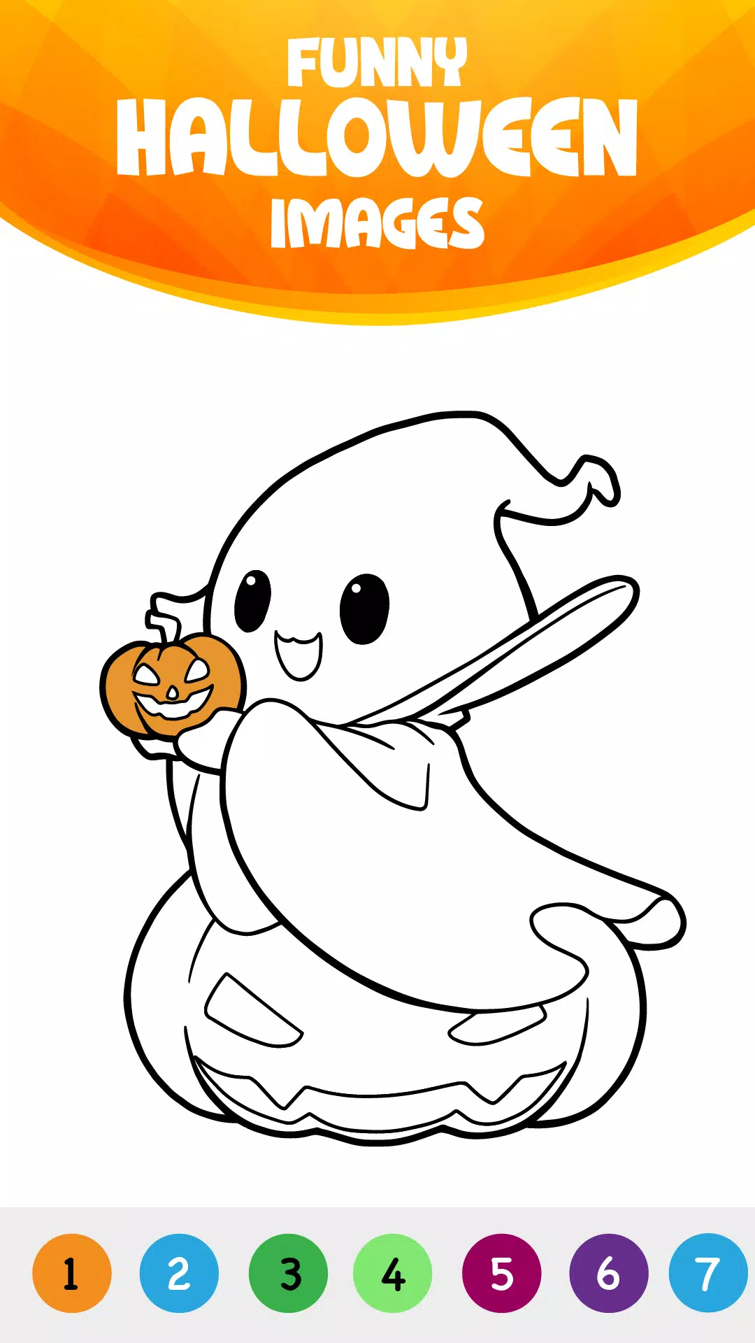 Coloring by Number: Halloween Screenshot3