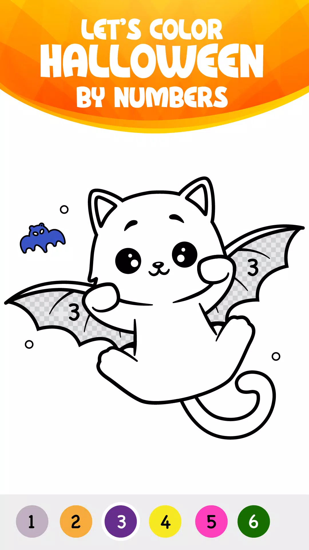 Coloring by Number: Halloween Screenshot1