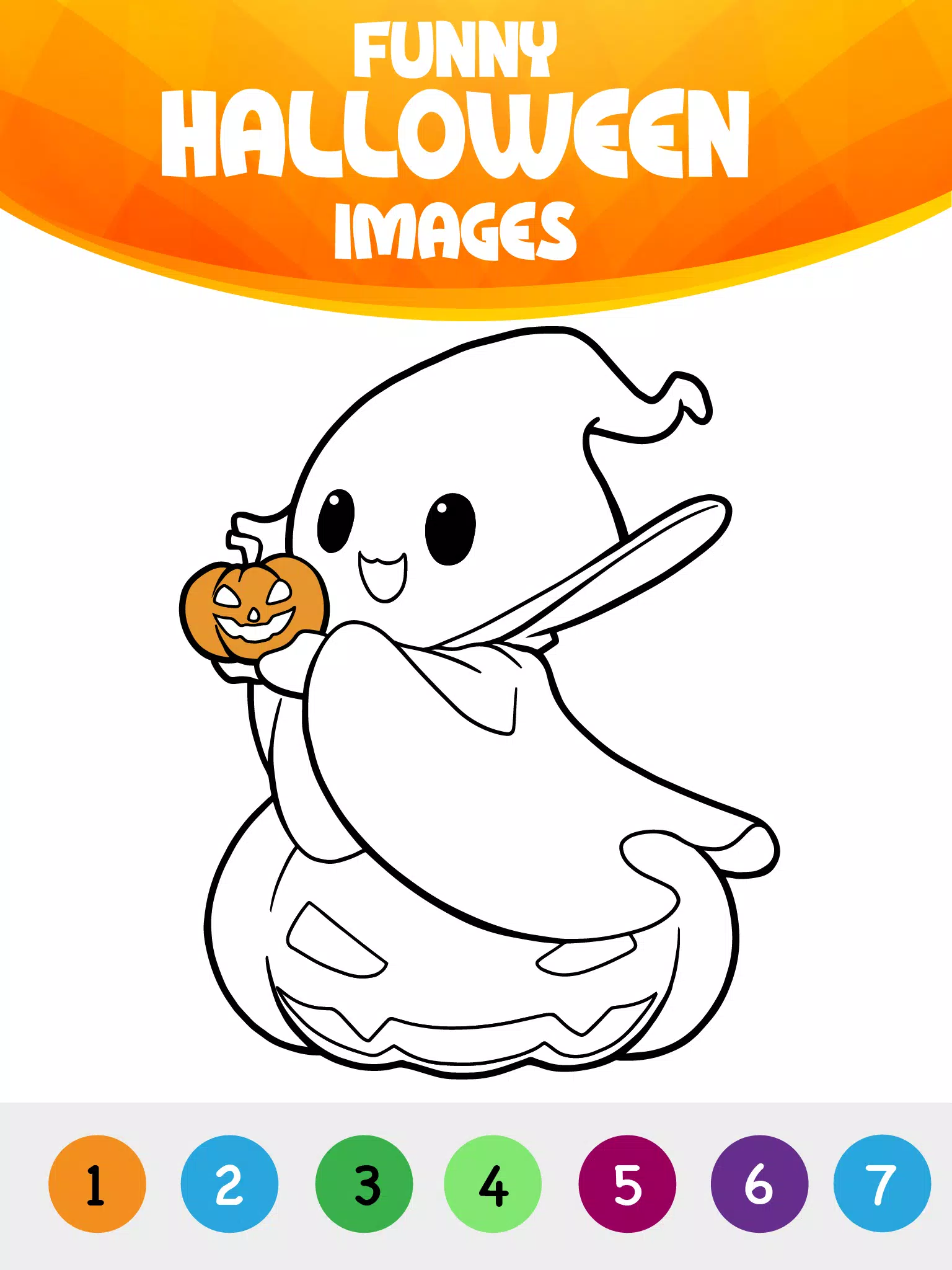 Coloring by Number: Halloween Screenshot7