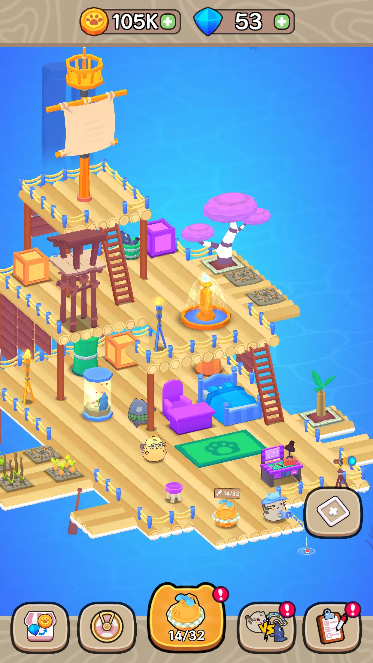 Cat Fishing Tycoon Screenshot1
