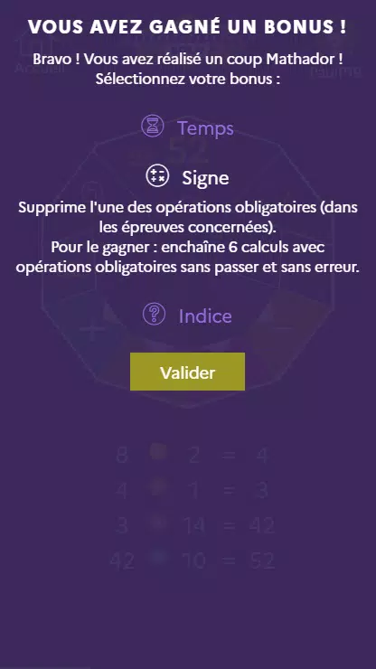 Mathador Classe Solo Screenshot3