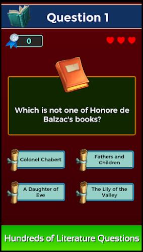 Literature Quiz Game Screenshot9
