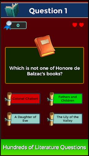 Literature Quiz Game Screenshot10