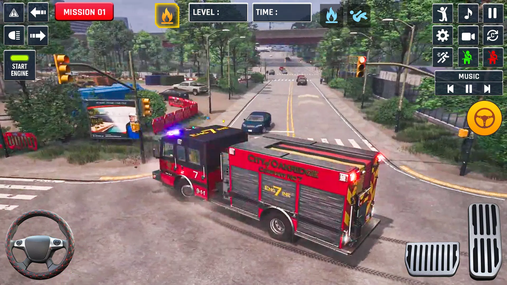Fire Truck: Truck Driving Game Screenshot2