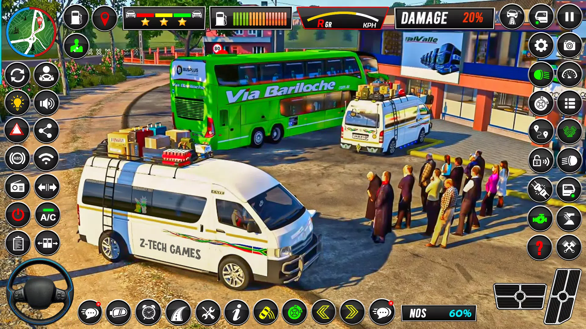 Bus Simulator 3D Euro Bus Game Screenshot2