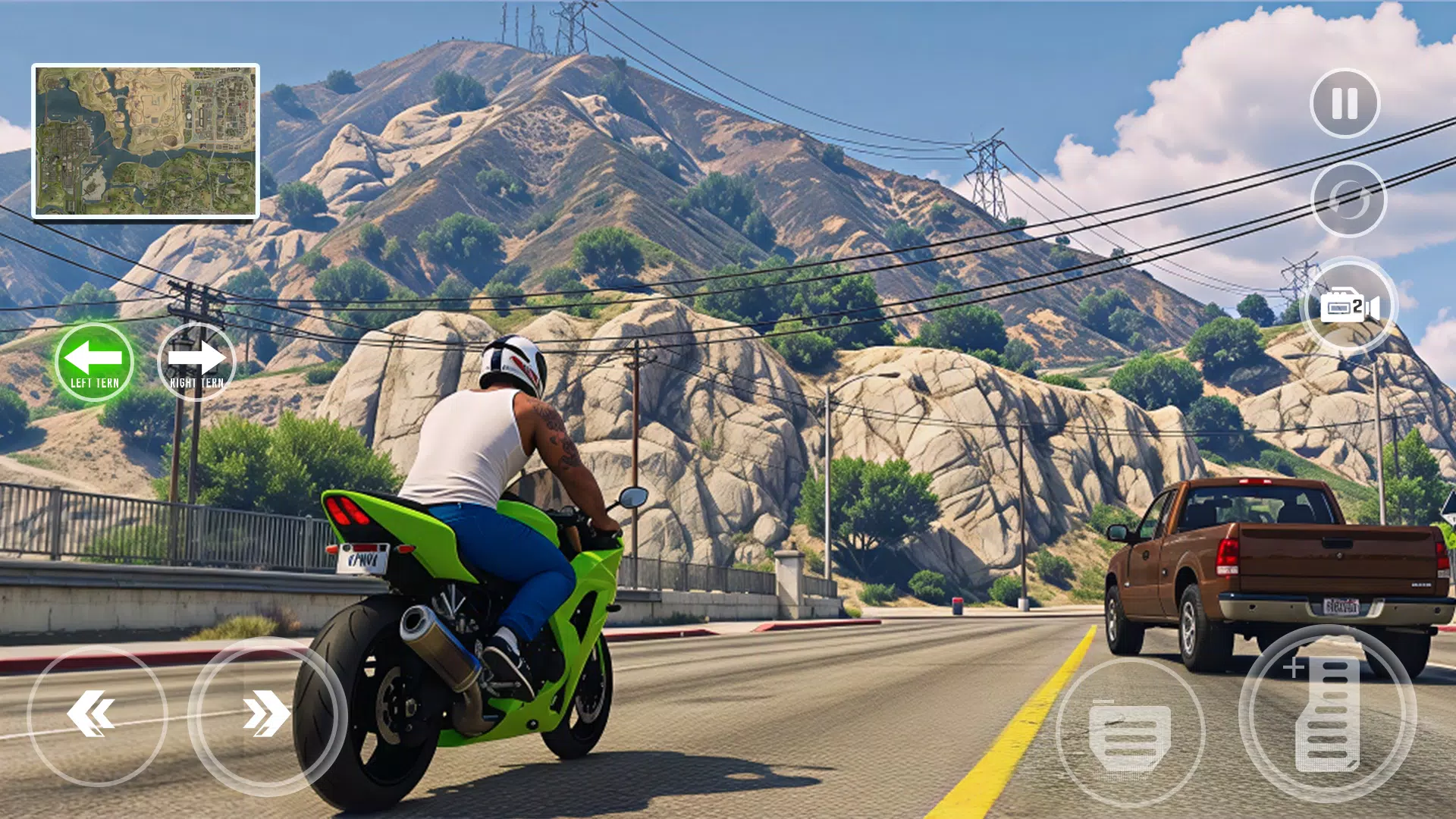 Open World Bike Drive Game 3D Screenshot6