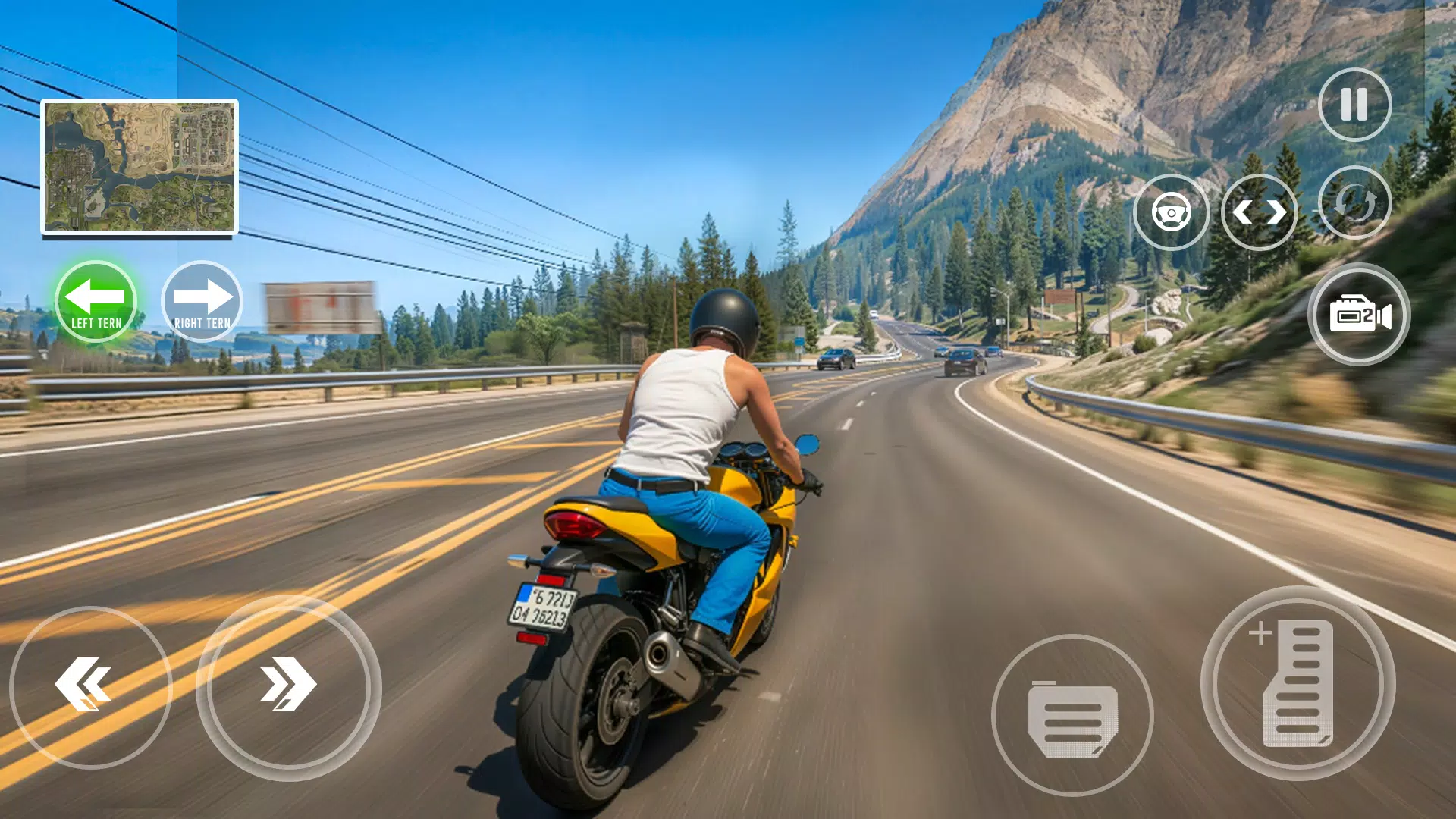 Open World Bike Drive Game 3D Screenshot5