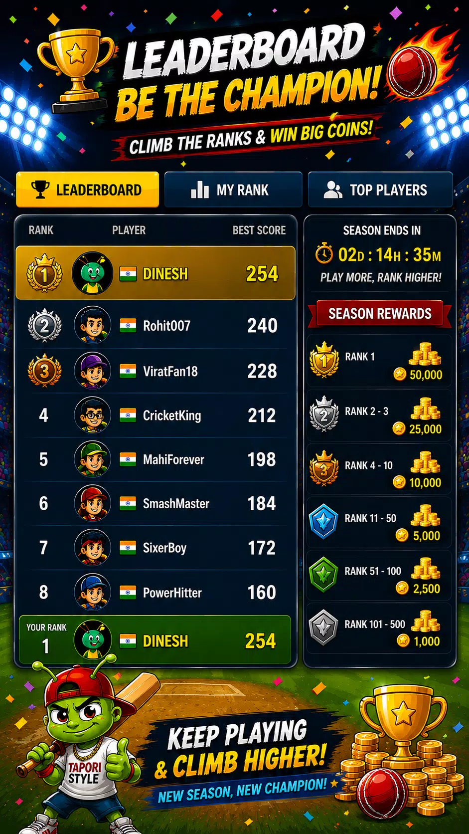 Tapori Cricket Screenshot2