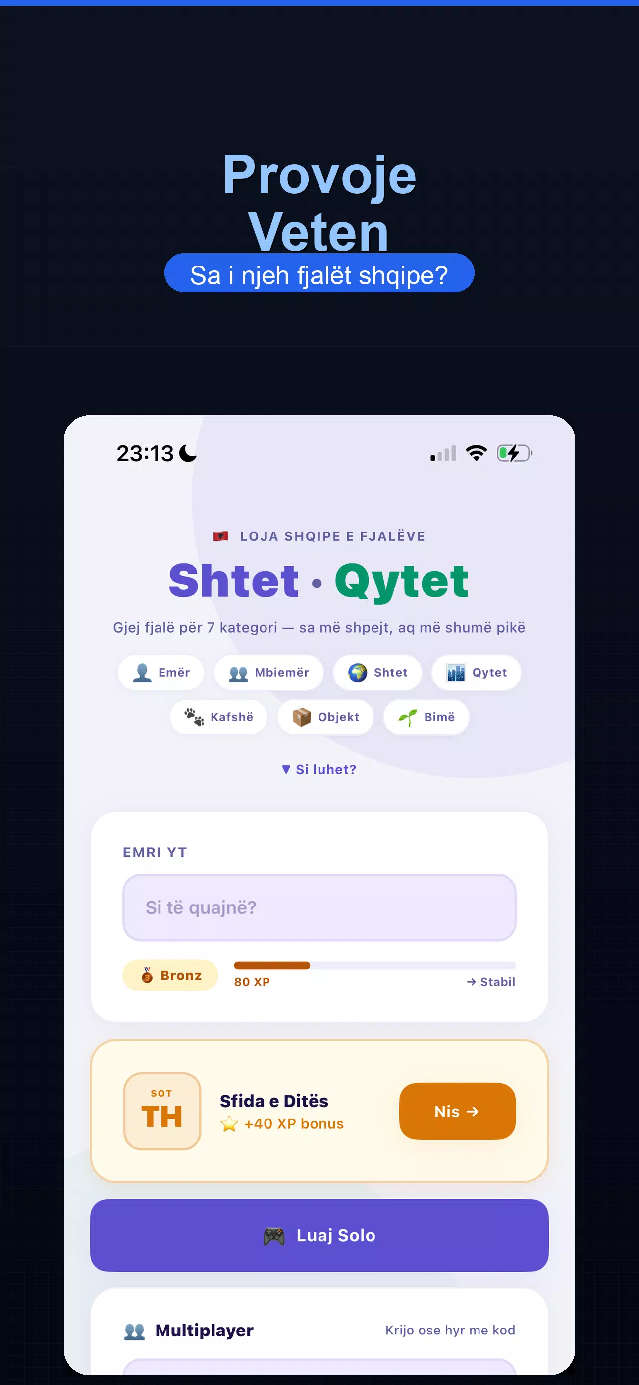 Shtet Qytet Screenshot1
