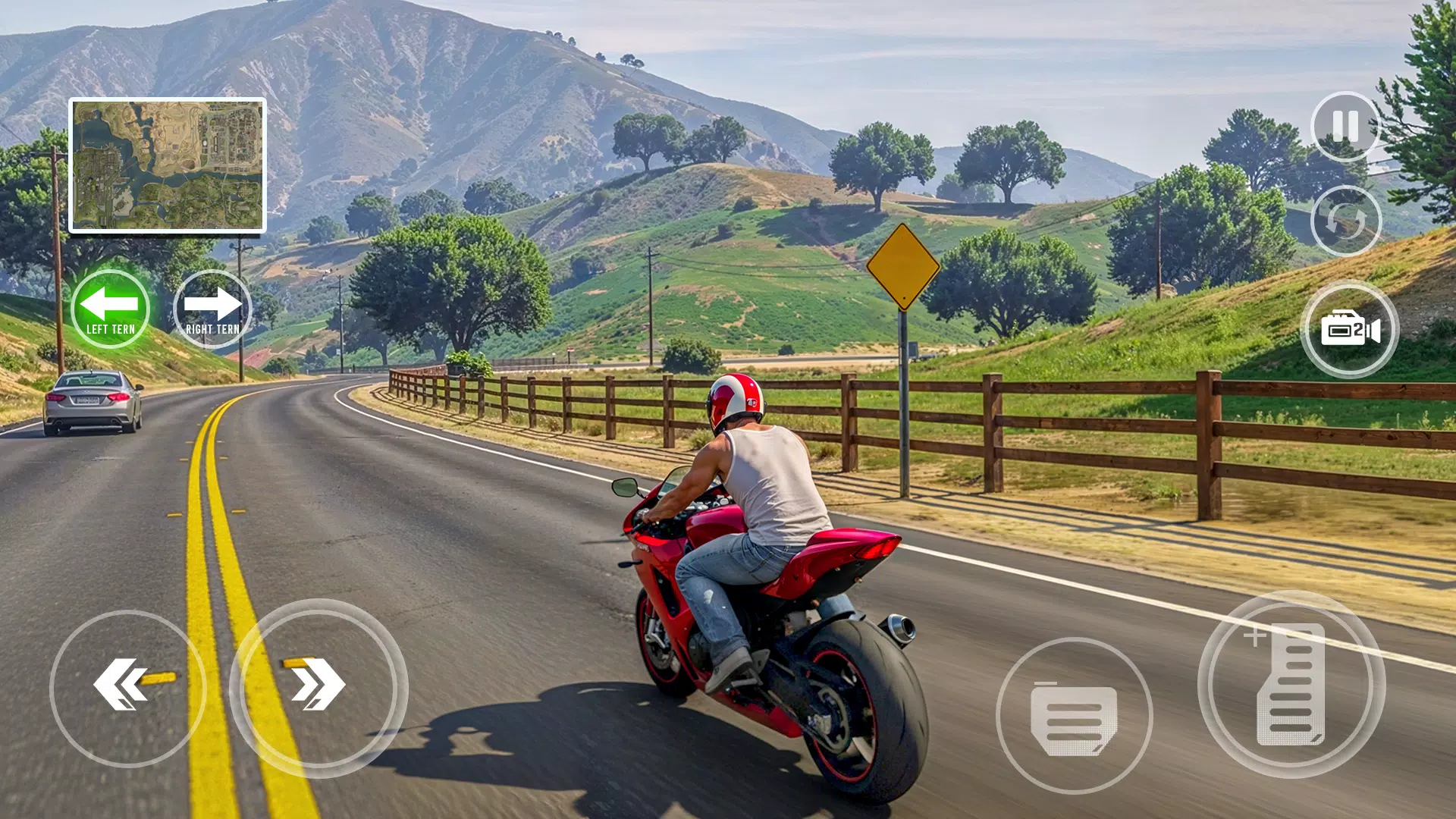 Open World Bike Drive Game 3D Screenshot3