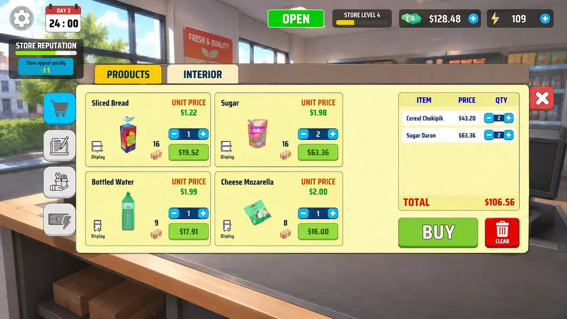 Supermarket Store Manager Screenshot4