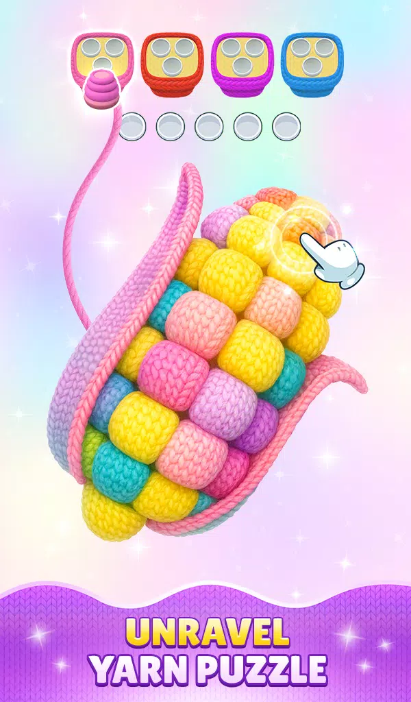 Yarn Sort 3D: Jam Puzzle Screenshot1