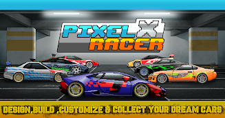 Pixel X Racer: Drag Racing Screenshot1