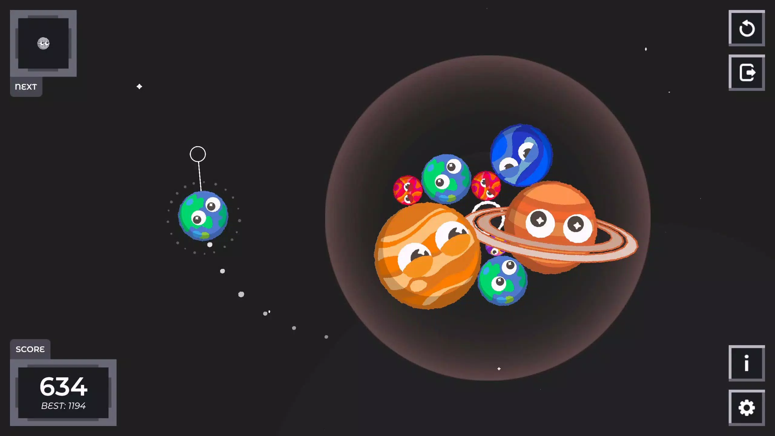 Sputnika Game (A Suika Parody) Screenshot1