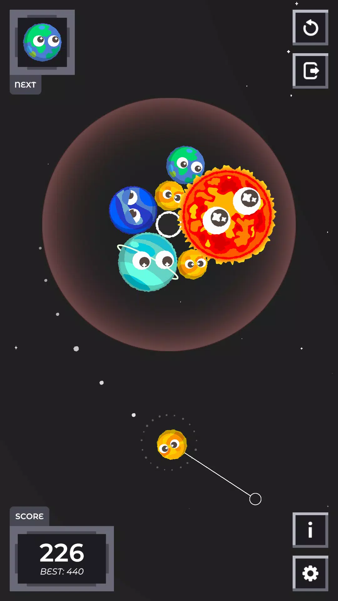 Sputnika Game (A Suika Parody) Screenshot5