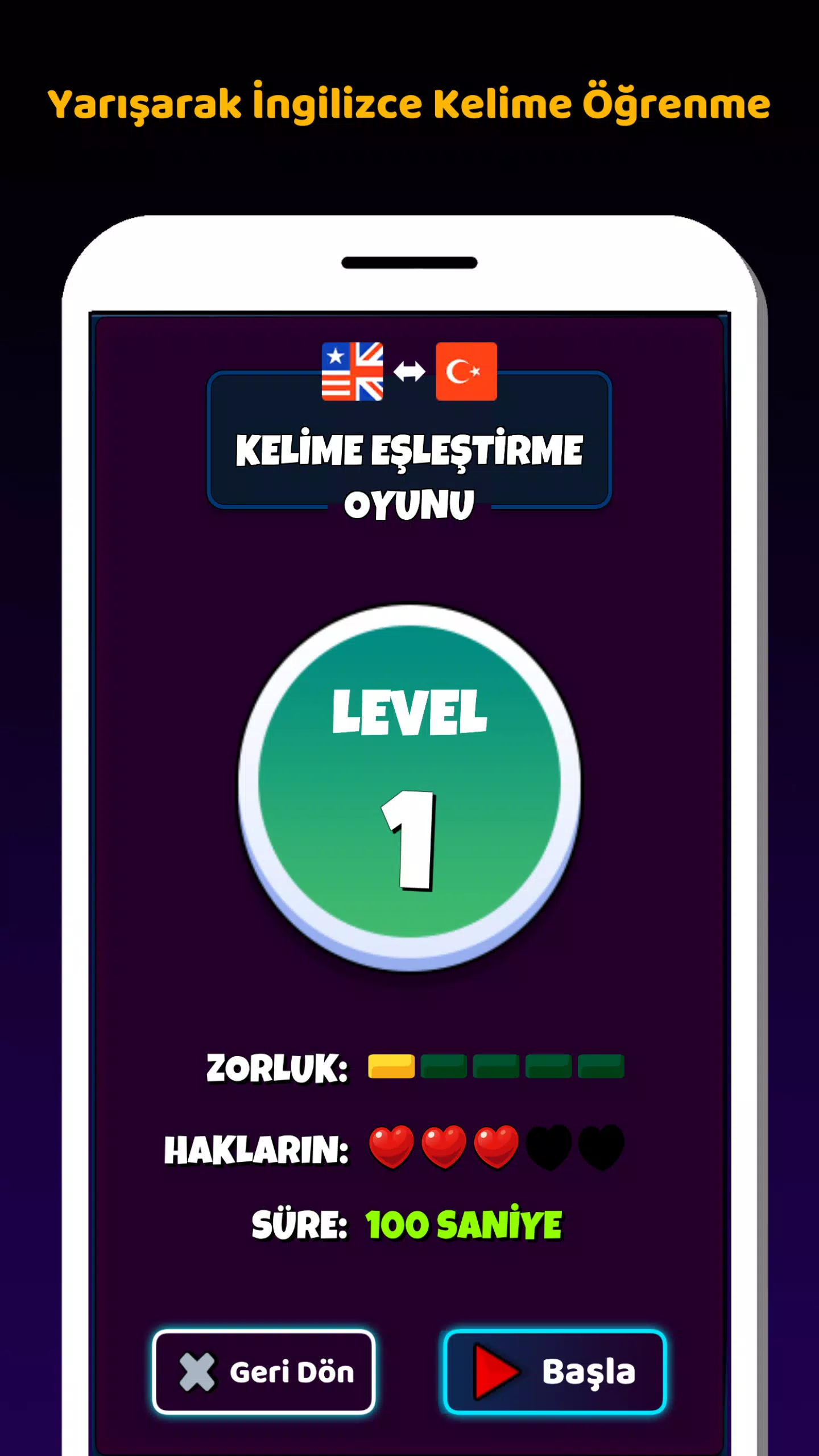 İngilizce Kelime Öğrenme Oyunu Screenshot6