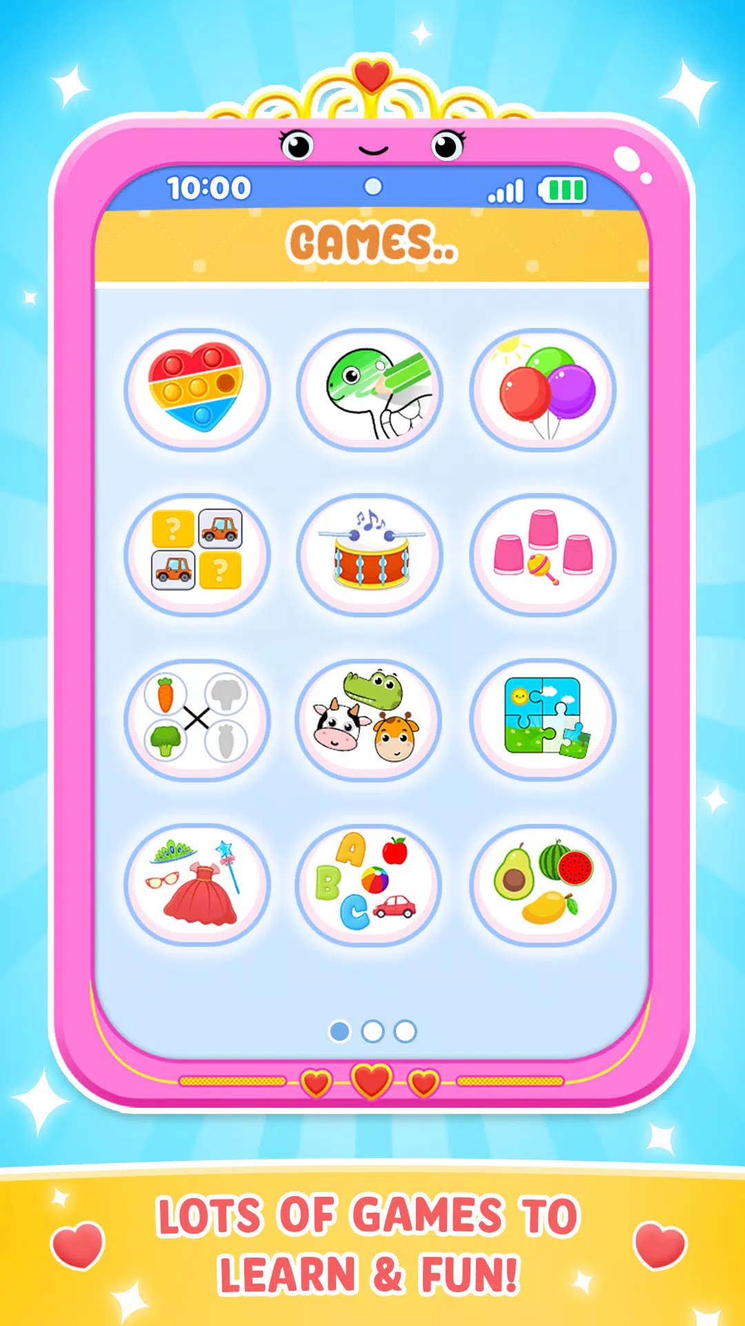 Baby princess toy phone Screenshot1