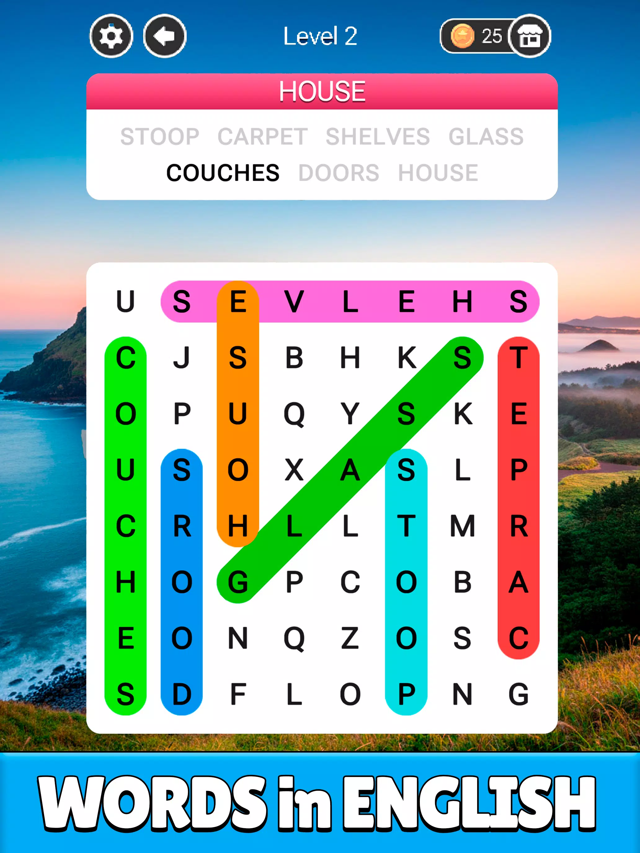Word Adventure: Word Search Screenshot8