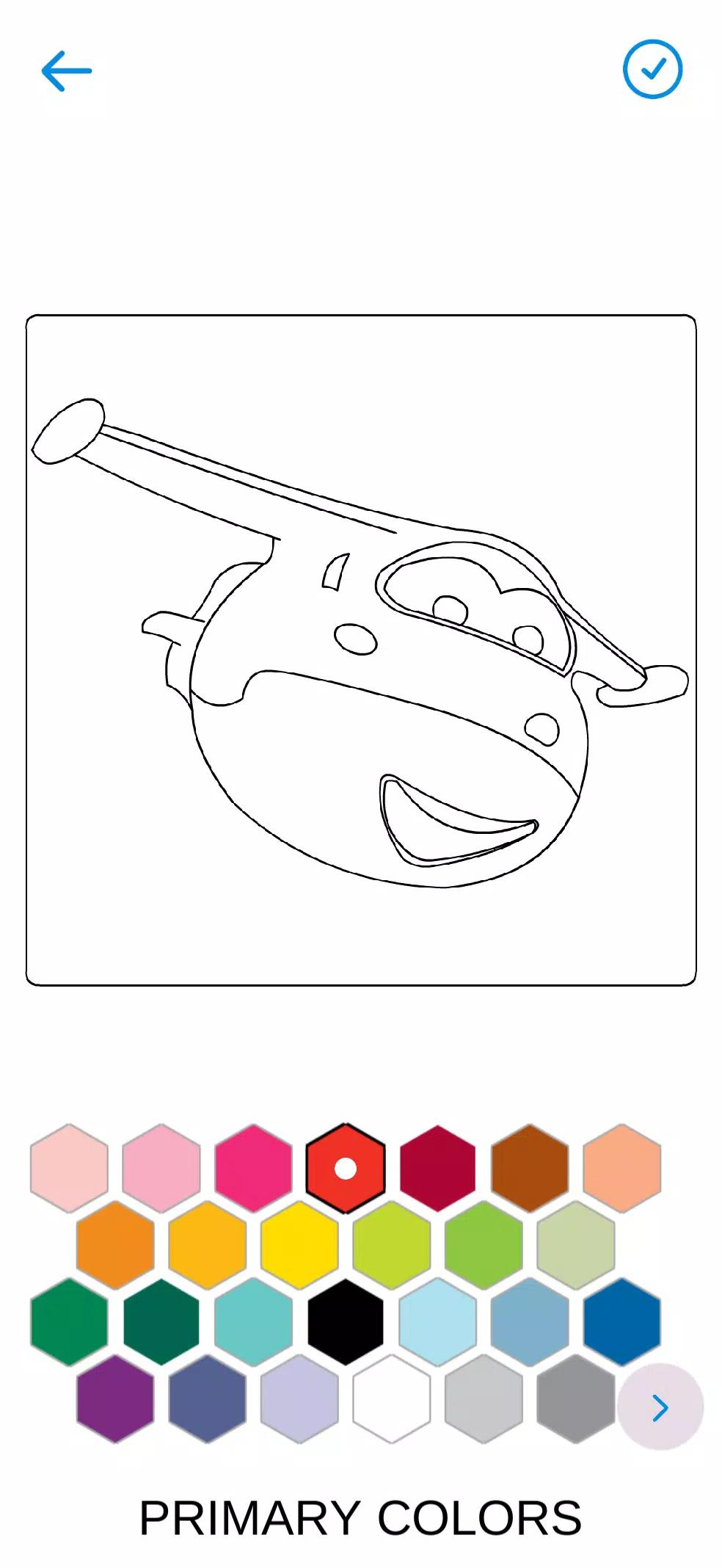 Planes Coloring Game Screenshot5