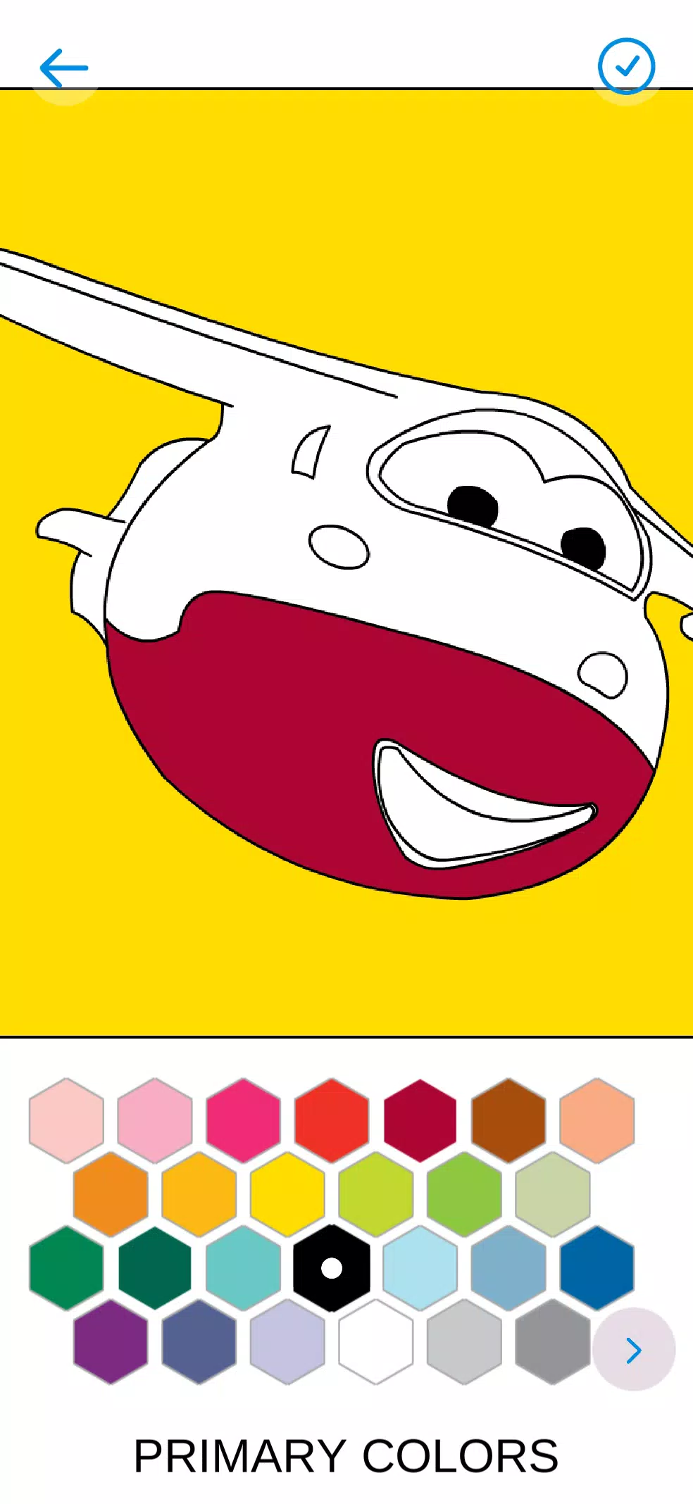 Planes Coloring Game Screenshot2