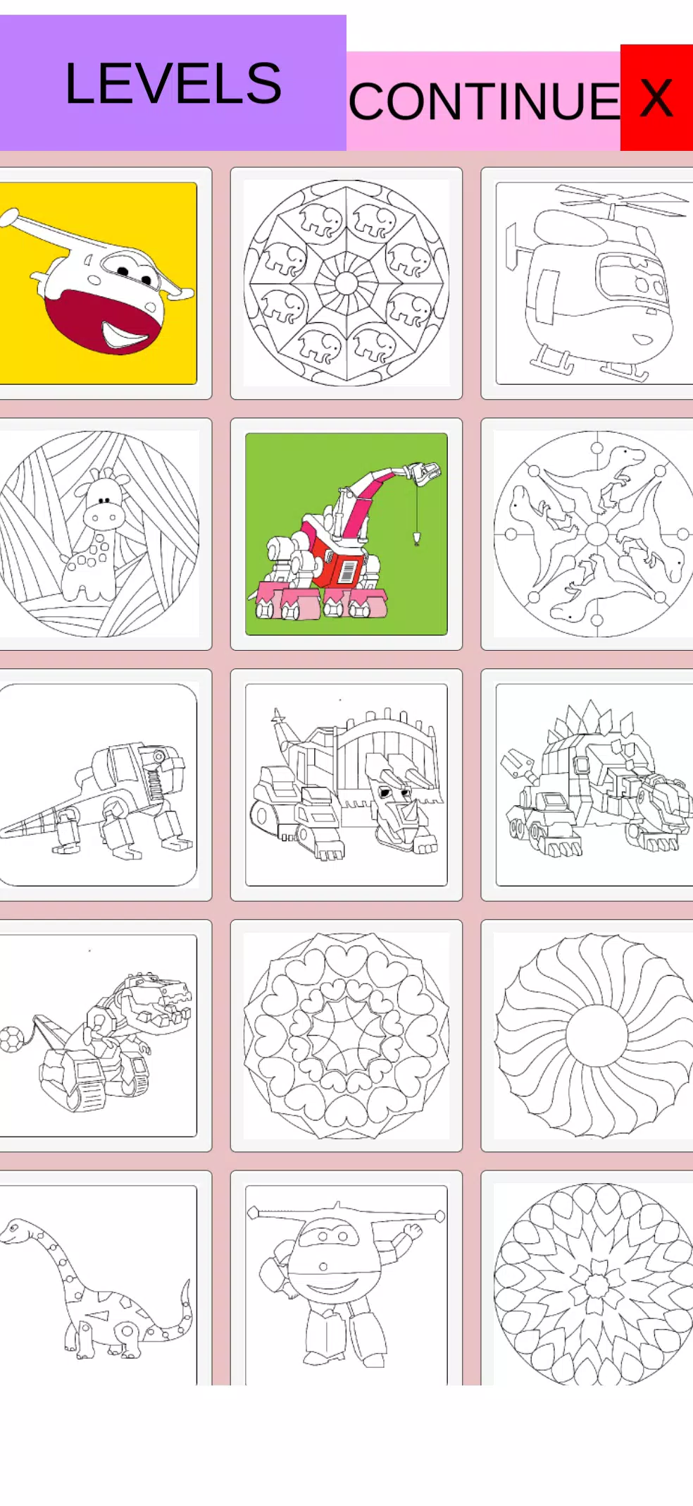 Planes Coloring Game Screenshot1
