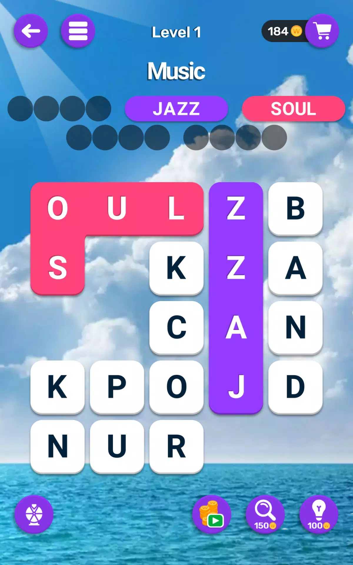Word Search Blocks: Puzzle Screenshot6