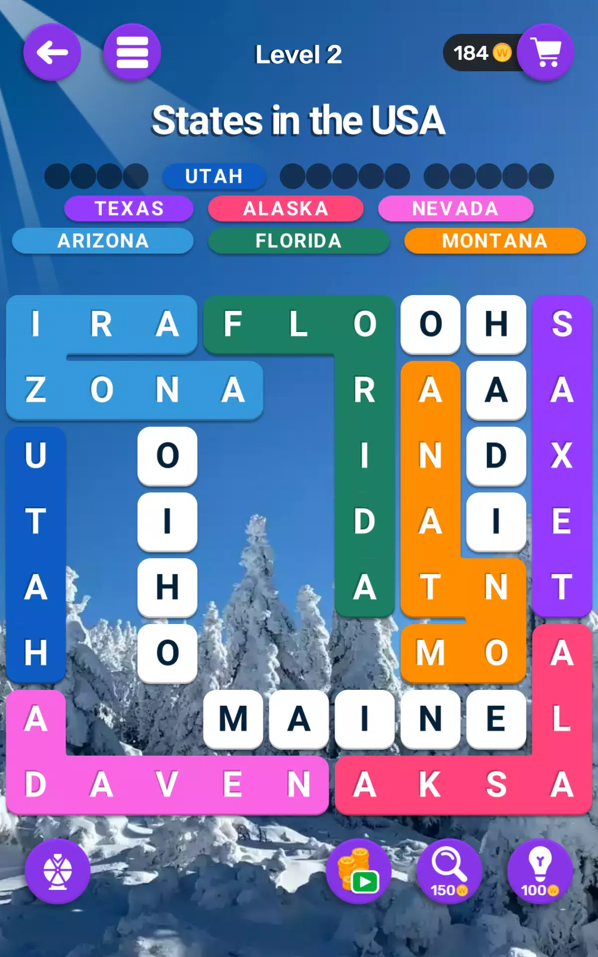 Word Search Blocks: Puzzle Screenshot7