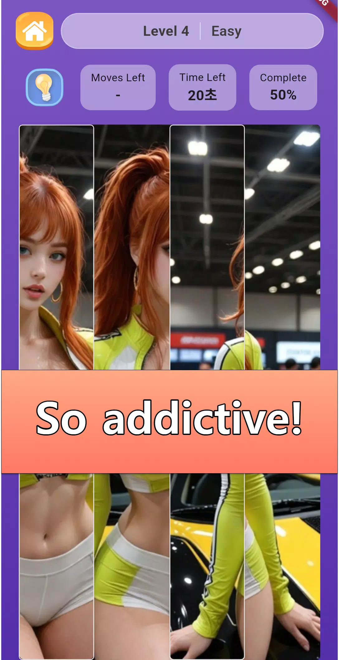 Sexy Photo Grid Puzzle Game Screenshot3