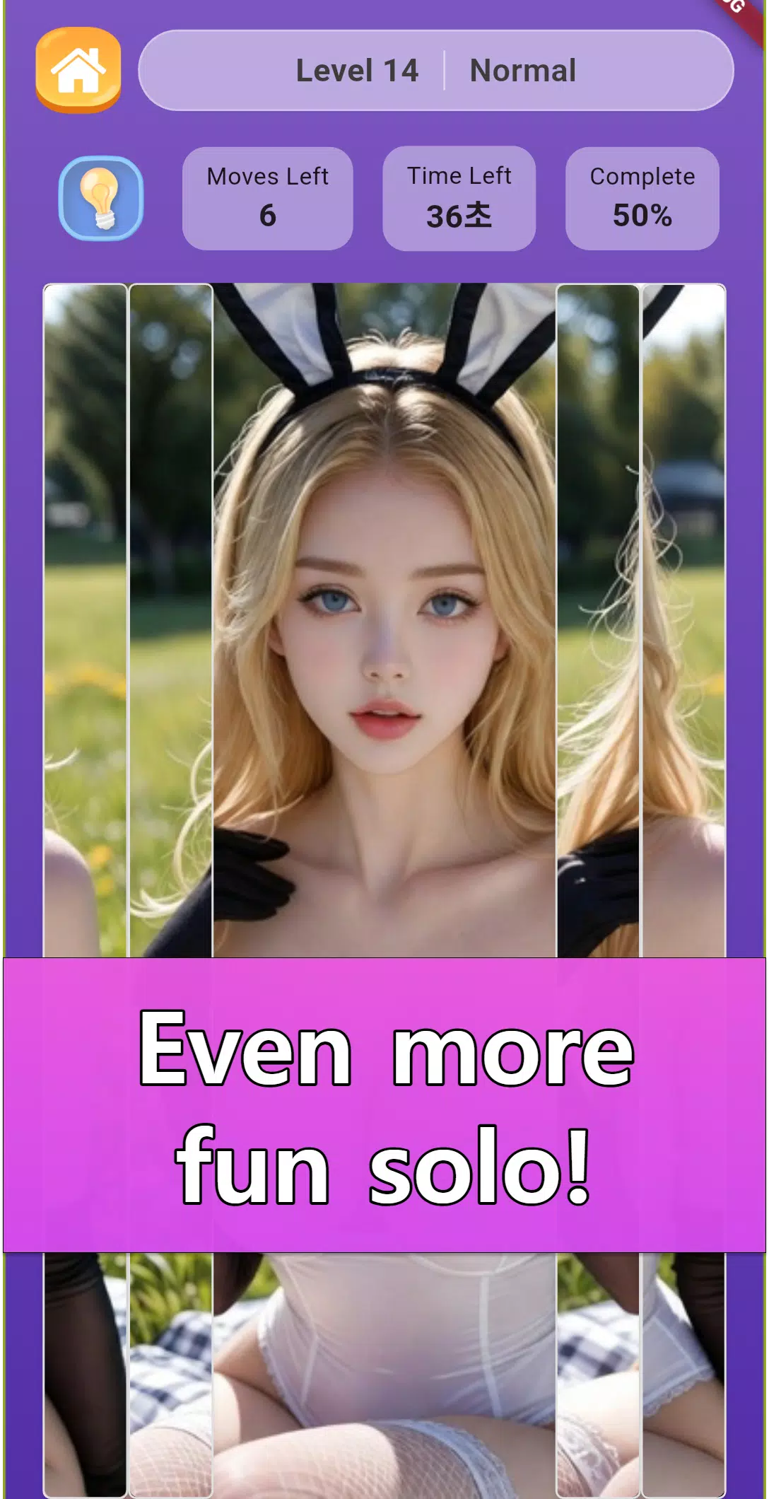 Sexy Photo Grid Puzzle Game Screenshot6