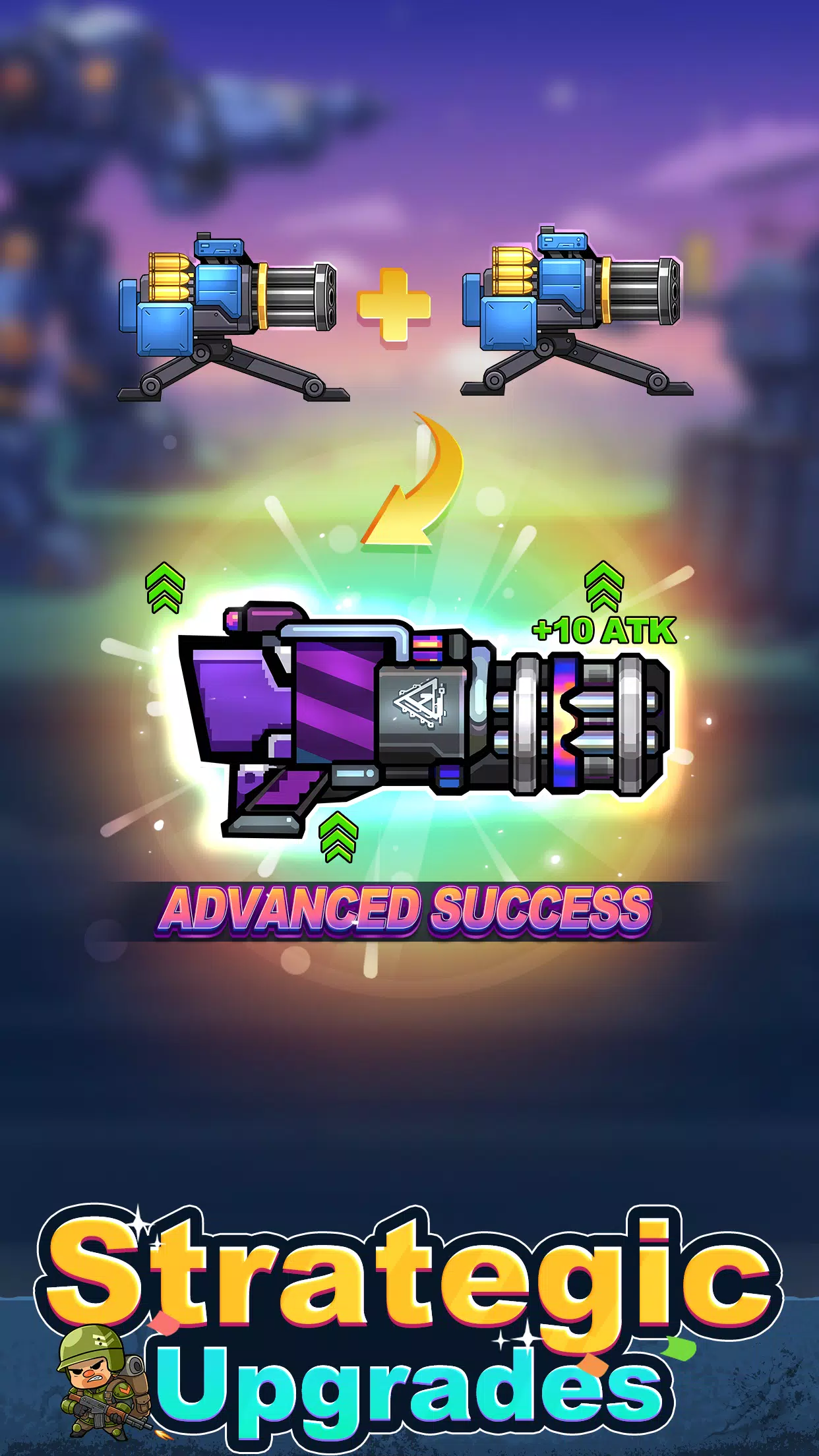 Epic Idle War: Backpack Master Screenshot3