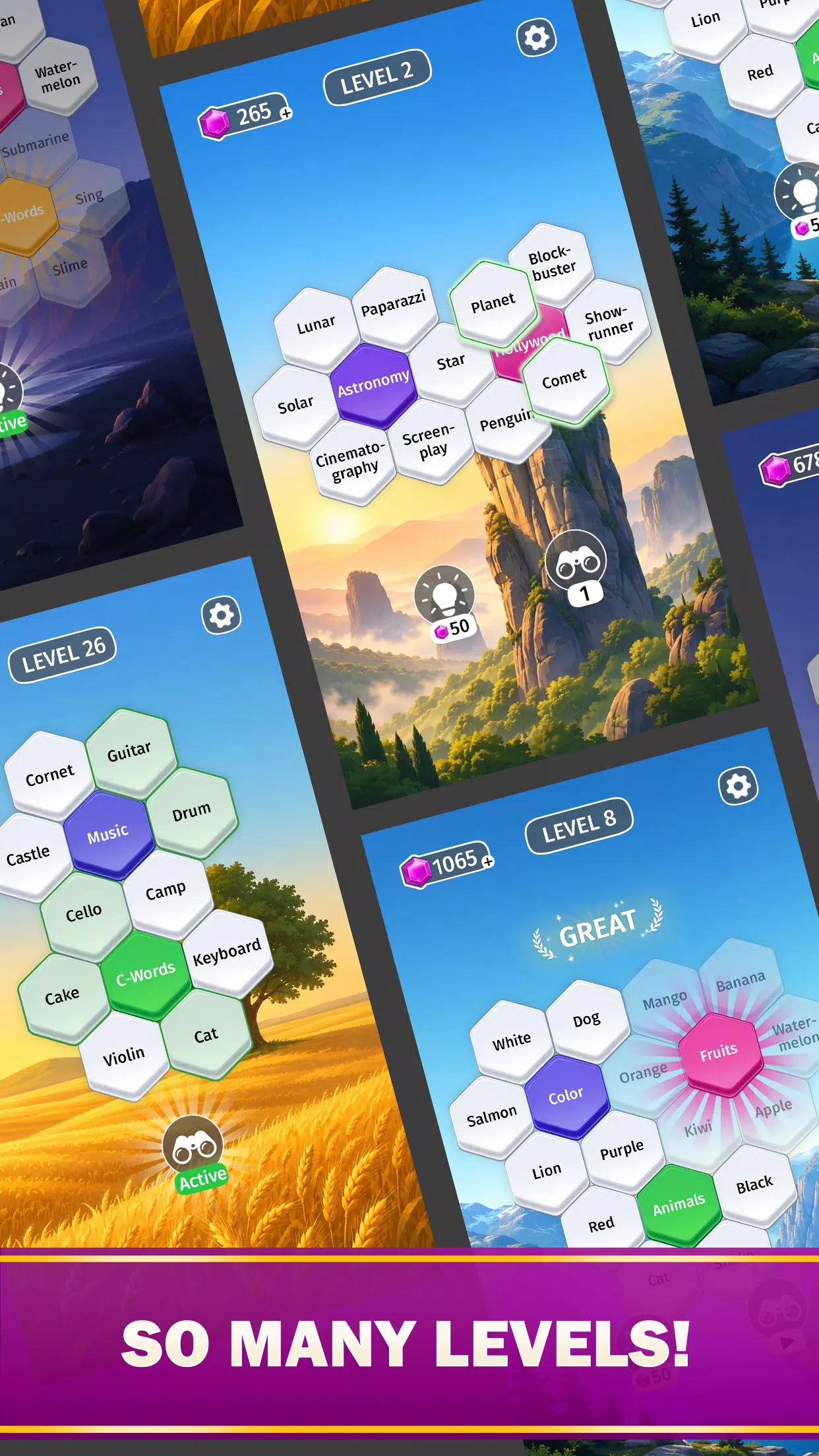 Hexa Word Connect Screenshot5