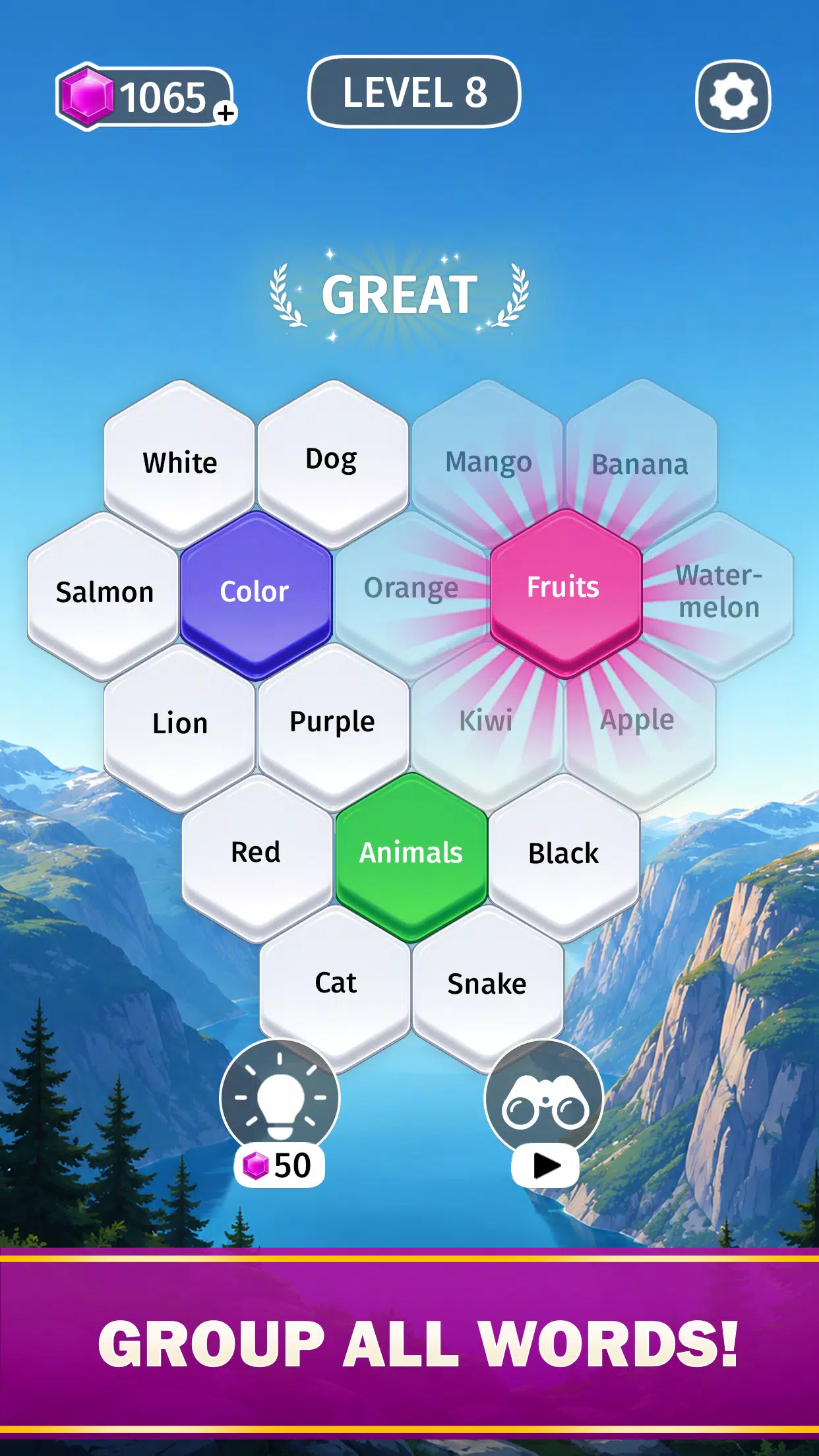 Hexa Word Connect Screenshot8