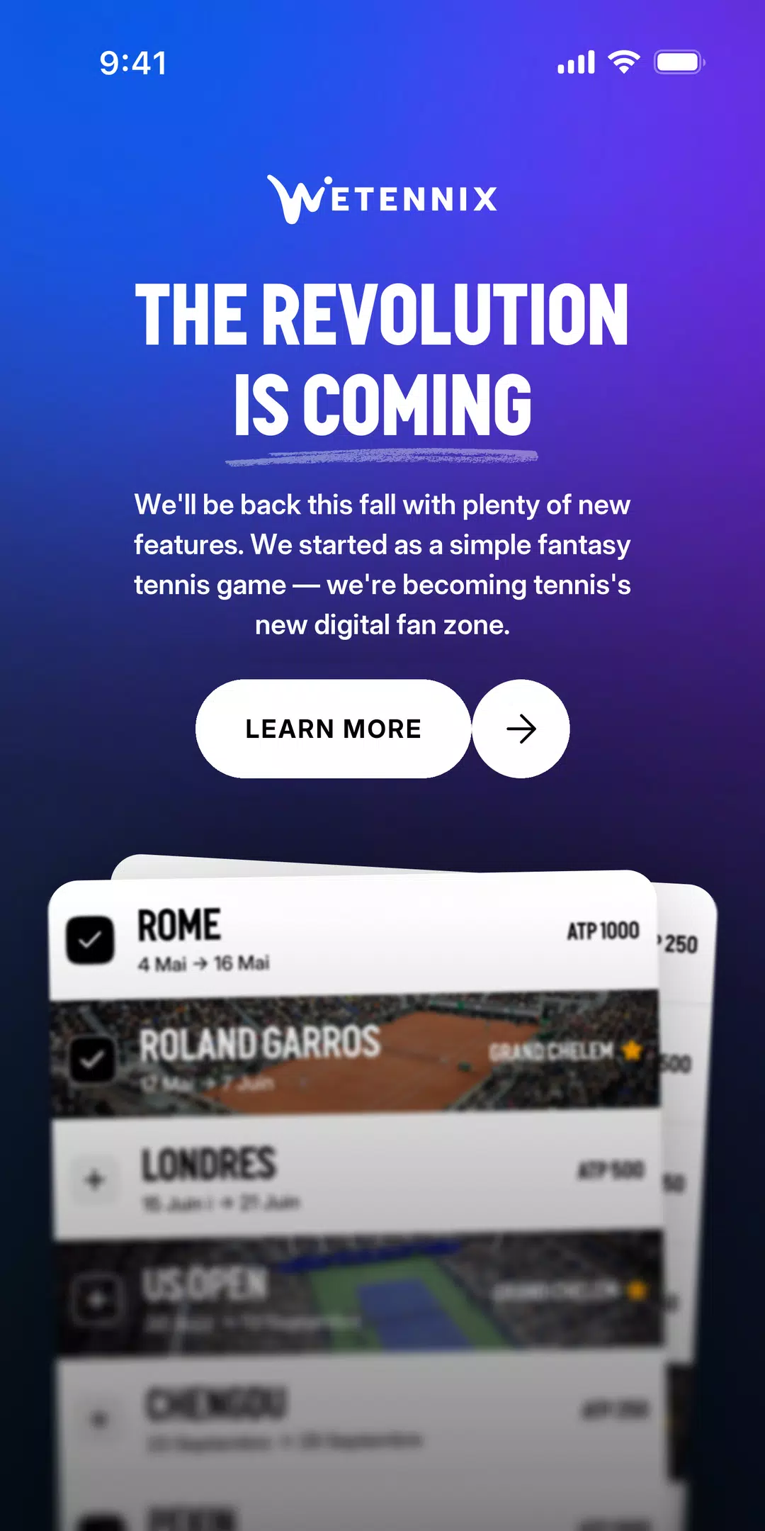 WeTennix Screenshot1
