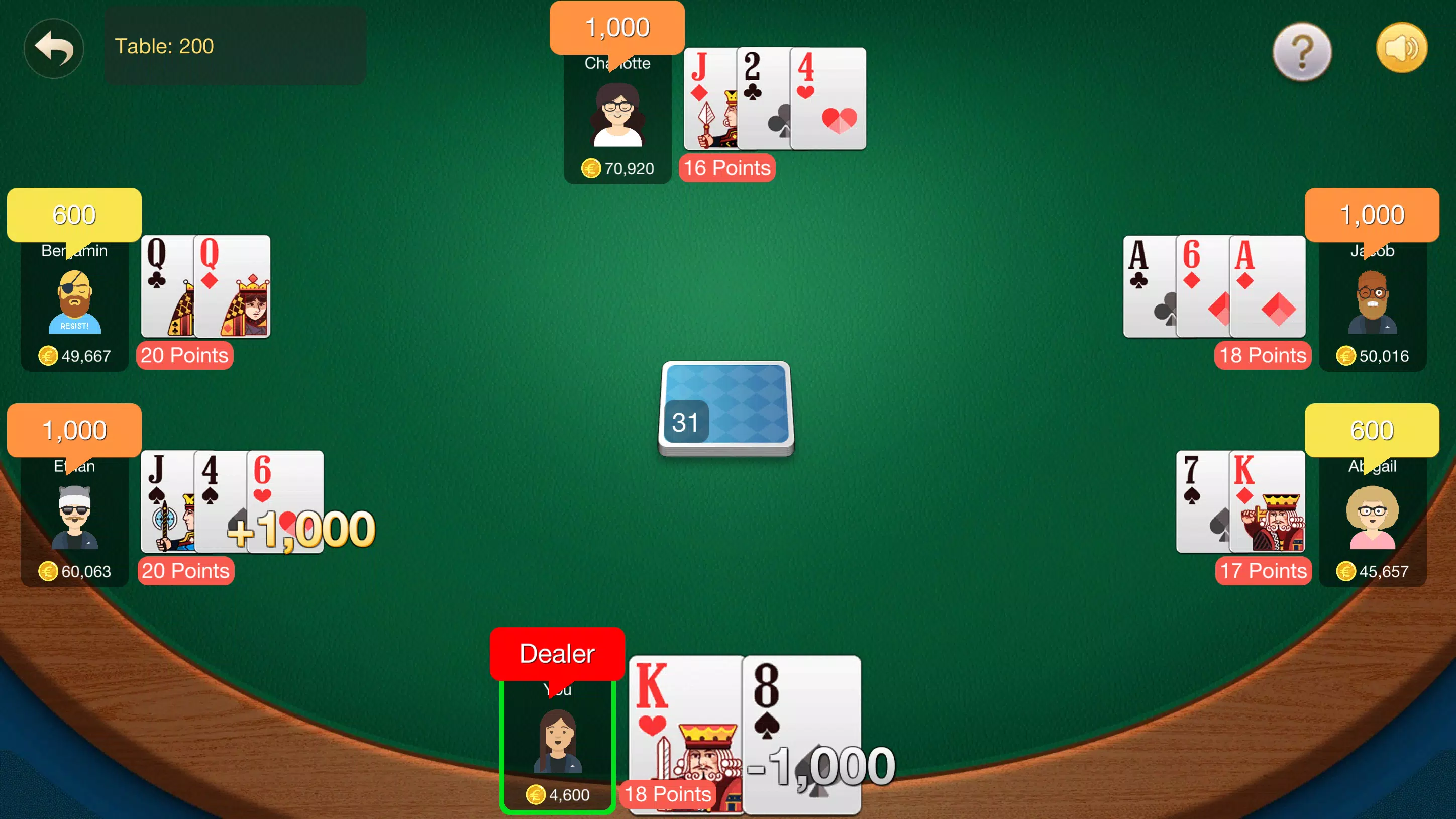 Tiến Lên Miền Nam: Phỏm, Tá Lả Screenshot8